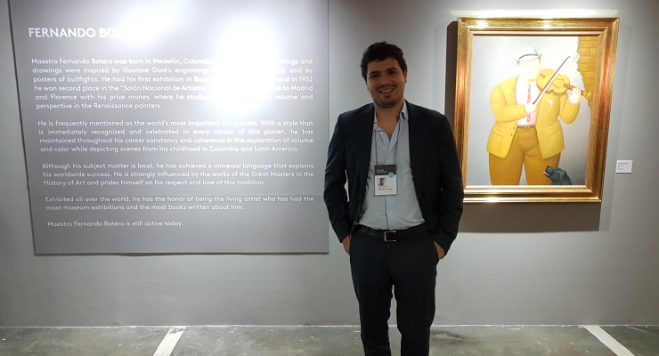 El Embajador de Colombia asistió a la séptima edición del Art Fair de Filipinas que este año incluye pinturas del pintor colombiano Fernando Botero 