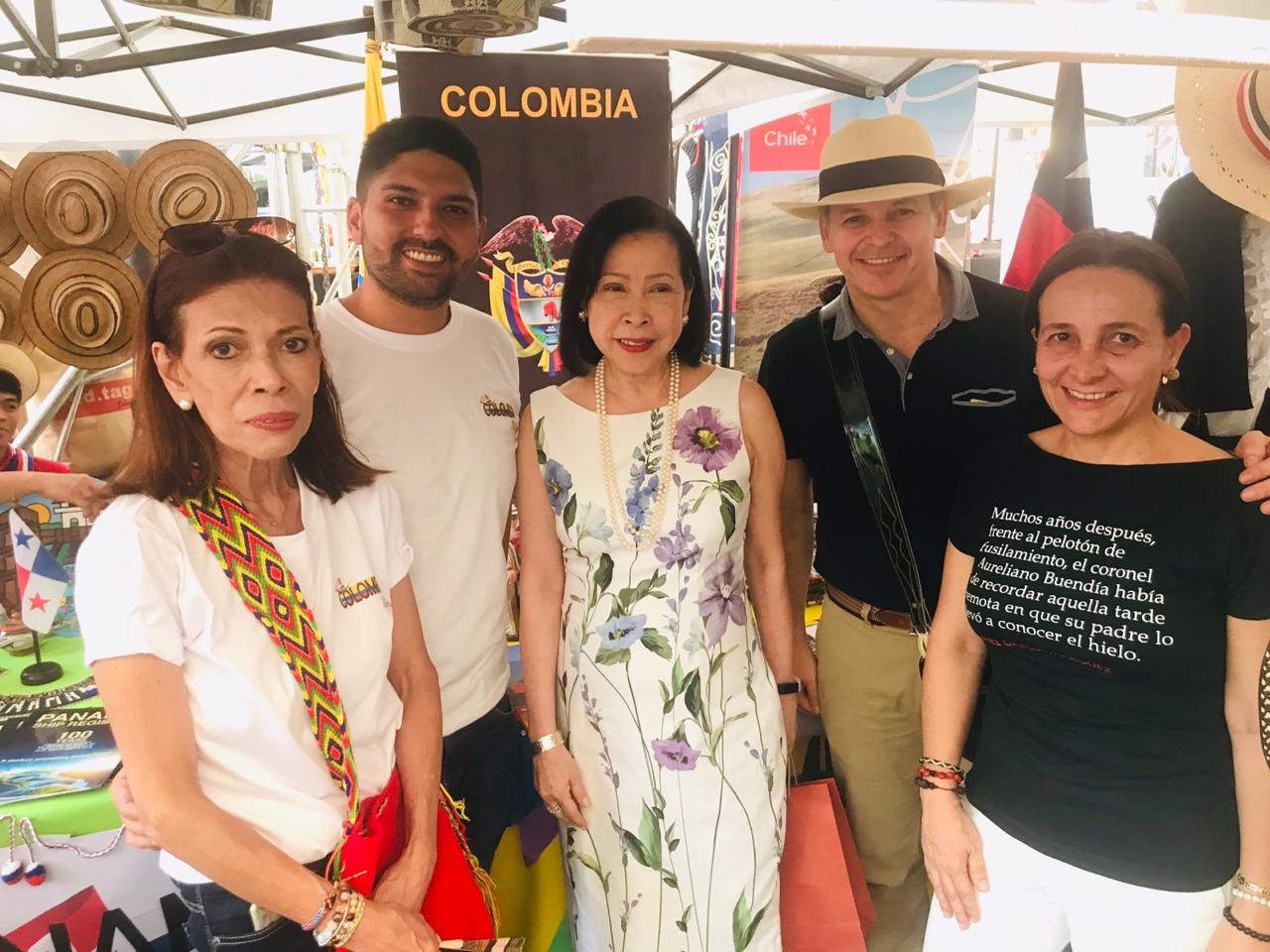 Embajada de Colombia participó con un estand en el primer Festival Cultural Latino 