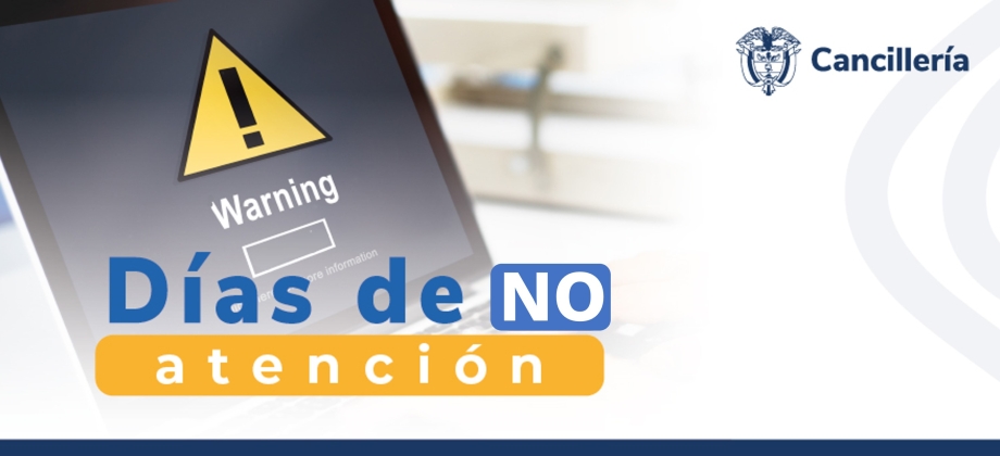 Embajada y Consulado de Colombia en Filipinas no tendrán atención al público el 8 de diciembre de 2023