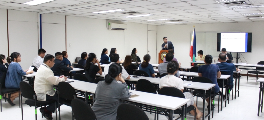 Estudiantes de la primera edición del Curso de Español para Diplomáticos Filipinos y Servidores Públicos